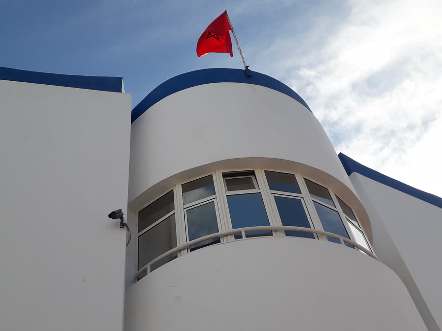 Caméra de surveillance installée dans l'enceinte de l'Institution Les Iris